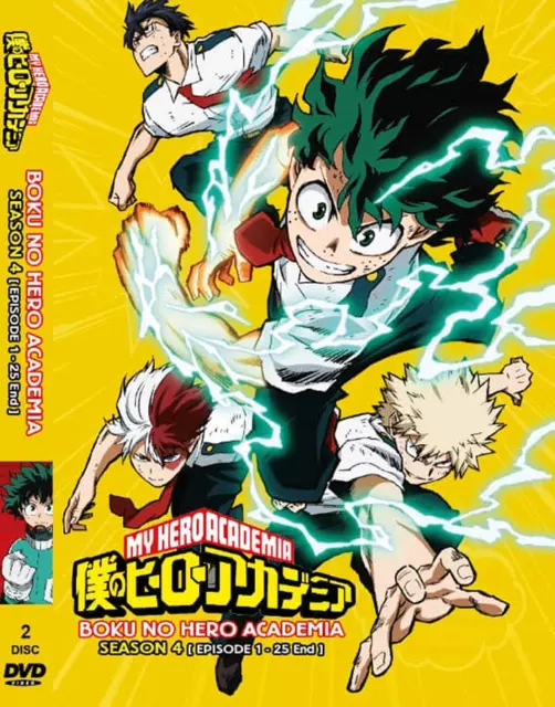 My Hero Academia Episodes 1 - 138 + 3 Movies English Dubbed 6 Seasons Anime  DVD