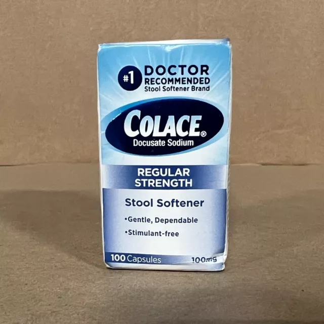 Colace Stimulant Free Stool Softener 100 Capsules