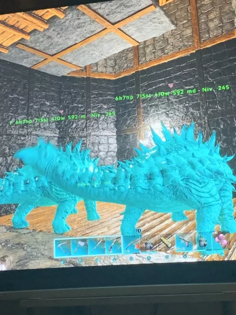 ark survival ascended pve Anky egg Solid Id 5 Cyan 592 MD