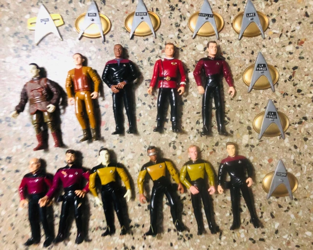 Playmates Star Trek: The Next Generation 11 Figure Lot Kirk Picard Data Riker