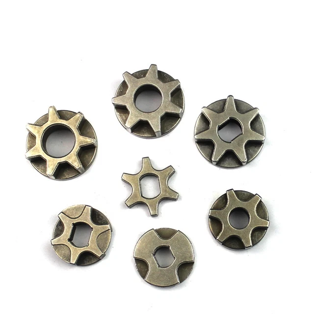 Ruota dentata motosega elettrica per carichi pesanti 5016 a 6 denti ingranaggio angolare