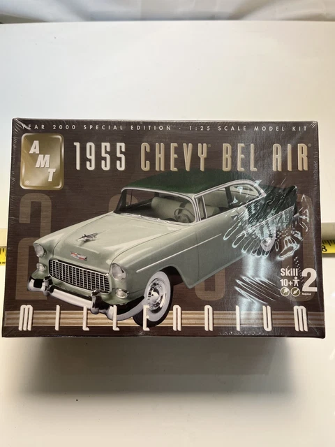 Hot Wheels 2000 - 1955 Chevy Bel-Air Carte Bleue - échelle 1/64 - Occasion Sous Blister