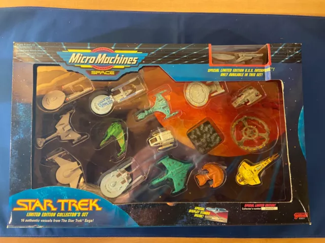 Vintage Micro Machines 1993 STAR TREK Limited Edition Collector's Set New in Box