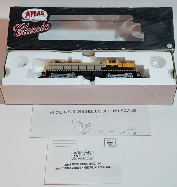 Atlas Classic RS-3 "Susquehanna" HO -NEW-