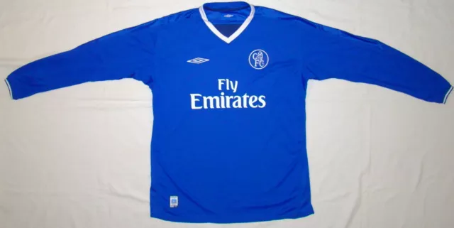 Trikot CHELSEA f.c 2003 / 05 HOME Shirt Original Umbro Jersey NEW without tag  L
