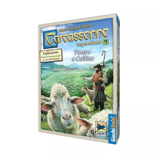 CARCASSONNE - 9° Espansione GIOCHI DA TAVOLO Italiano - PECORE E COLLINE