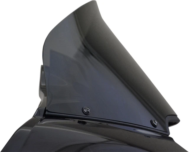 Fixed Windshield 10" Dark Smoke Wind Vest 68-1040 For 15-20 HD FLTR