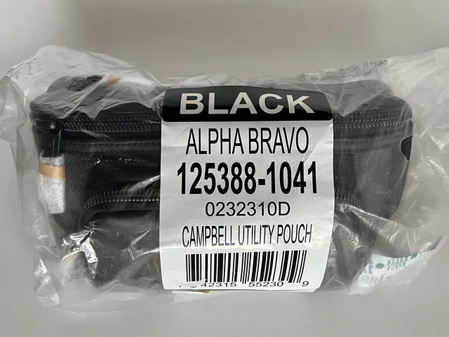TUMI ALPHA BRAVO Campbell Cross Body/ Waist Bag, Black, Brand New