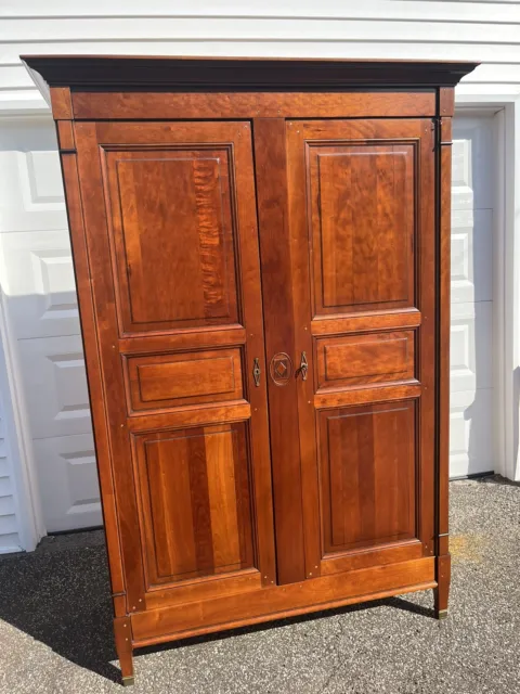 Breakdown Grange French Louis Philippe Cherry Armoire Made In France