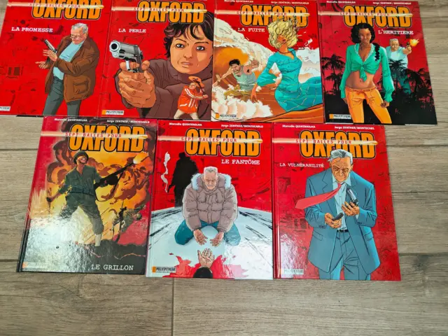 Lot de bandes dessinées "Sept balles pour Oxford"