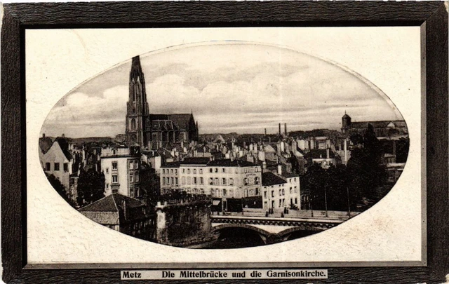CPA AK METZ - Die Mittelbrucke und die Garnisonkirche (454484)
