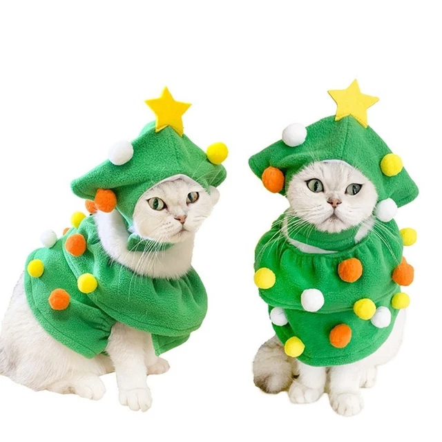 Sombrero cálido gatos cubierta cabeza para perros árbol de Navidad diadema