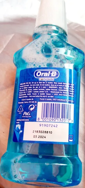 3 enjuagues bucales orales B enjuagues bucales completos árticos como nuevos 250 ml/botella 3