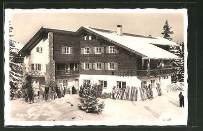 SONTHOFEN / ALLGÄU, Ansichtskarte, Berggasthof Allgäuer Hof im Winter