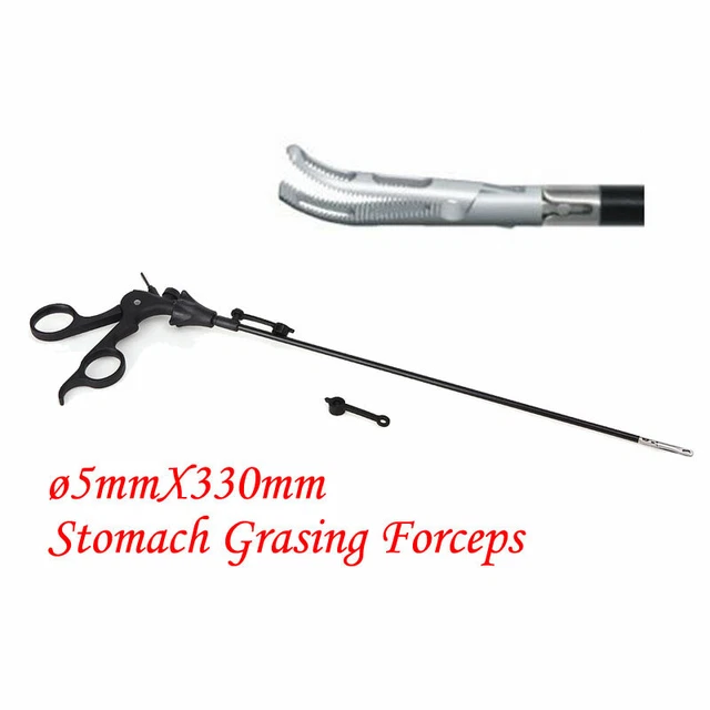 NEW-5X330mm Stomach Grasing Forceps Laparoscopic Grasper Laparoscopy Device