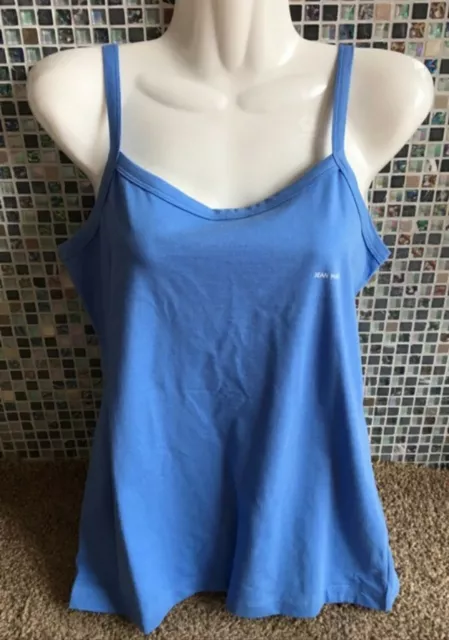 Damen Top Trägerhemd Oberteil Vintage Jean Marie Größe 40