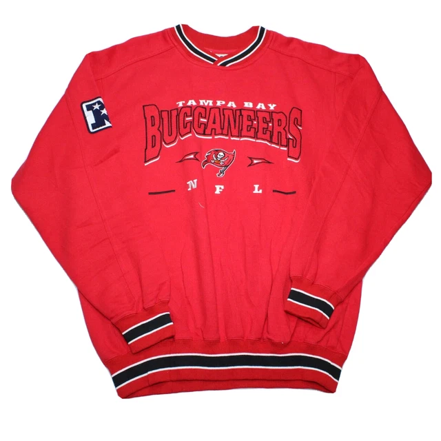 Felpa sportiva vintage Lee rara Tampa Bay Bucaneers NFL USA maglione taglia media