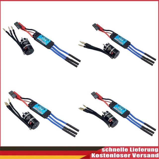 18A Brushless ESC Speed Controller – Mini PCB For WLtoys RC Cars, Replacement Electric Speed Control With Low Voltage Protection - View #9
