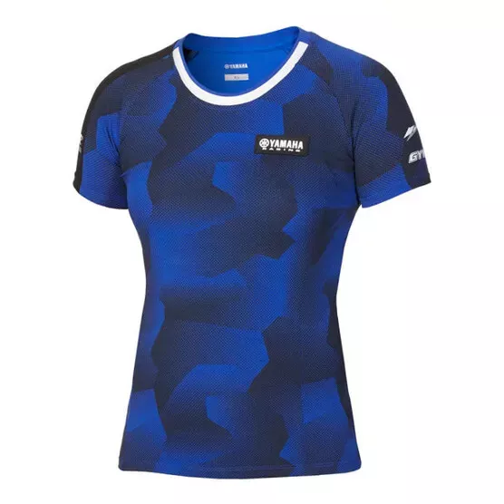 Yamaha Clothing Foggia Ladies T-Shirt Blue Large