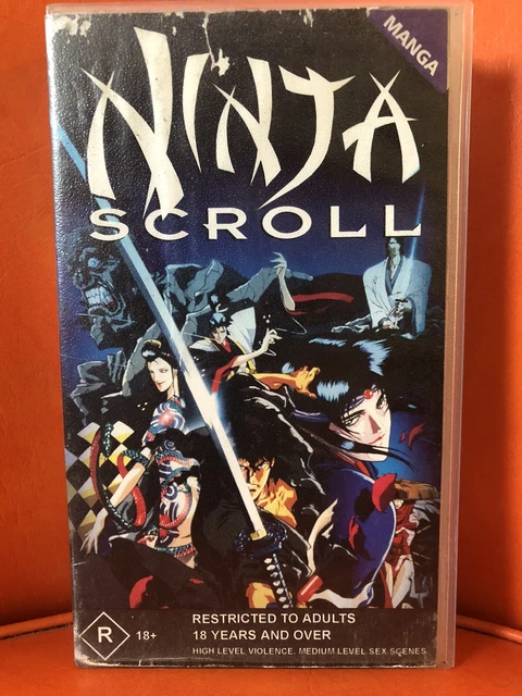 NINJA SCROLL VHS RARE Anime Movie Manga Video Classic