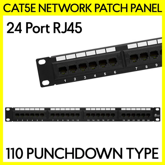 ICC Telco Male Patch Panel - RJ11 - 6P2C - 24 Port