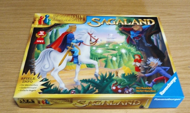Brettspiel: SAGALAND von Ravensburger. Tolles Kinder- und Familienspiel. Wie NEU