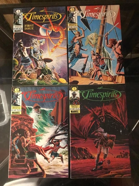 Marvel/Epic Comics Timespirits Issues #1-4 (1984,85) (High Grade)