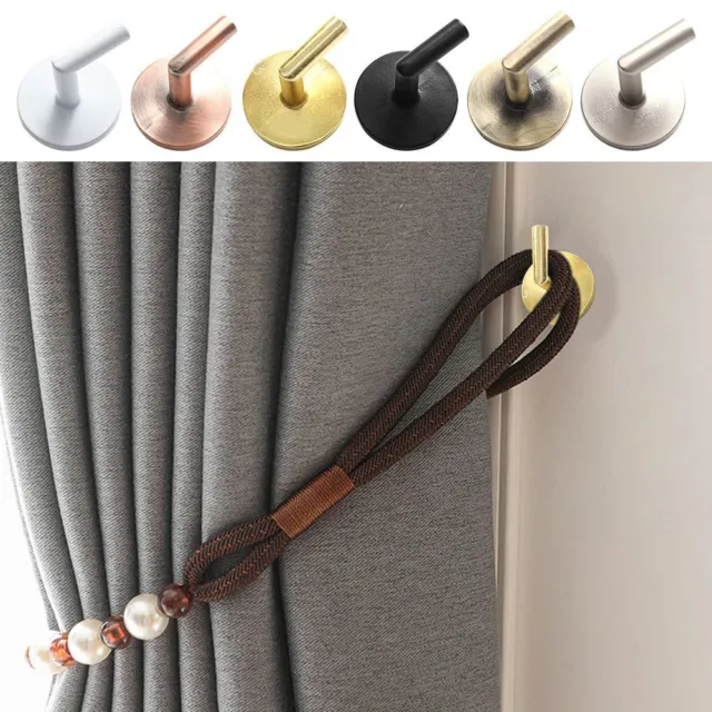 Practical Hold Curtain Holdback Wall Hanger Curtain Holder Mounted Metal Hooks