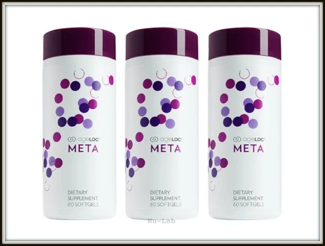 NEW! 3 Nu Skin NuSkin ageLOC Meta (Reset)