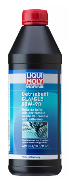 Liqui Moly Marine Getriebeöl GL4/GL5 80W-90 - 1 Liter - Art.Nr. 25068