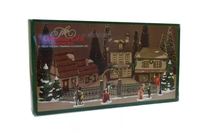 Department 56 Dickens Village 5831-9 Christmas Carol Revisited Trimming Set