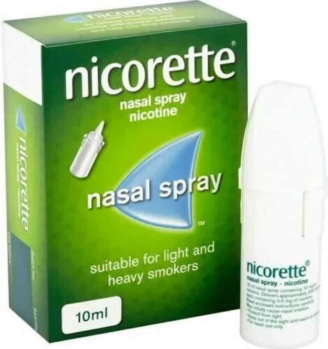 Nicorette Nasenspray Raucherentwöhnung Hilfe hilft Heißhunger Linderung Symptome 10ml