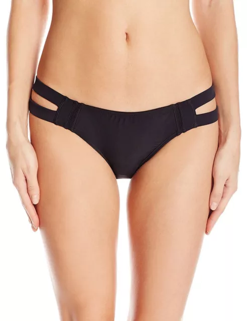 Women's 6 Shore Road by Pooja Santiago Bikini Bottom Black Size M