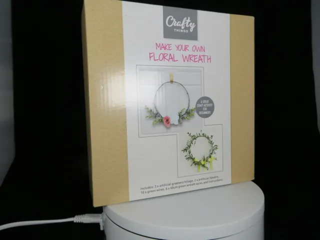 Nuevo conjunto/kit artesanal de cosas artesanales para adultos haz tu propia corona floral - en caja