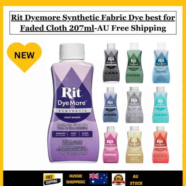 Rit Dyemore Synthetic Fabric Dye best for Faded Cloth 207ml