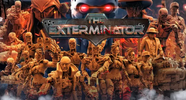 The Exterminator Miniatures (Full Set) | Sci-Fi Miniature | Papsikels