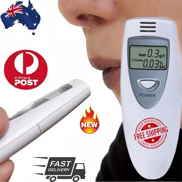 Police Breath Alcohol Test Tester Self Digital Analyzer Detector Breathalyser AU