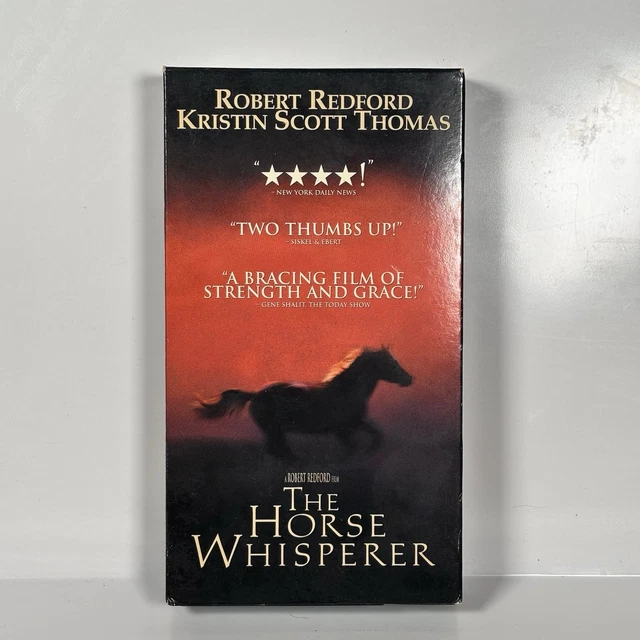 THE HORSE WHISPERER VHS 1998 Robert Redford Kristin Scott Thomas 4 the-horse-whisperer-vhs-1998-robert-redford-kristin-scott-thomas-4