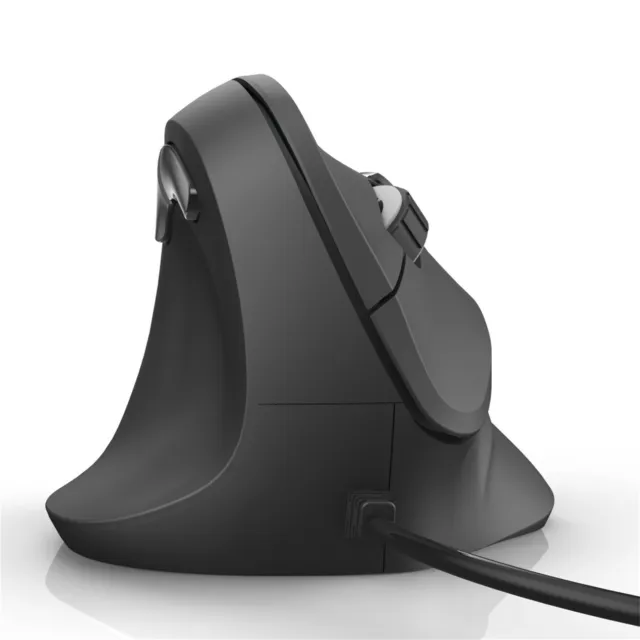 Hama Vertikale optische Maus ergonomisch f. Linkshänder USB Kabel 1,80m 1800 DPI