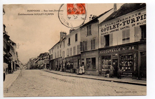 DORMANS Marne CPA 51 lee establishments GOULET TURPIN Branch No. 82