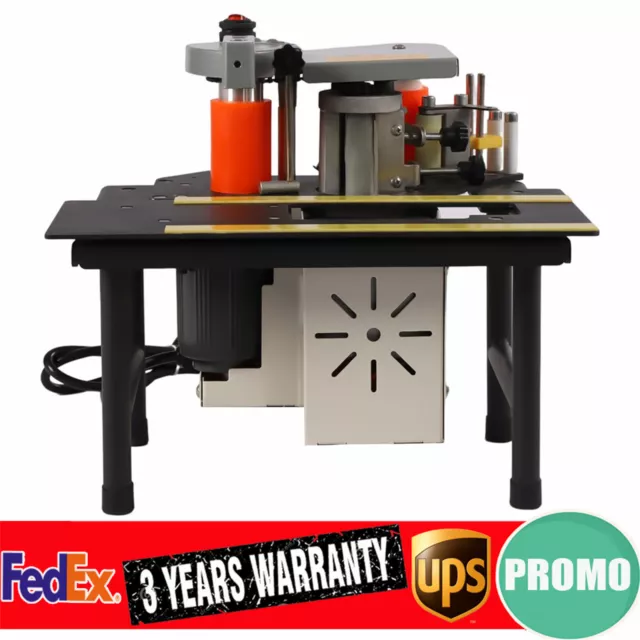 Portable 110V Woodworking Edge Banding Machine Double Glue Edge Bander USA STOCK