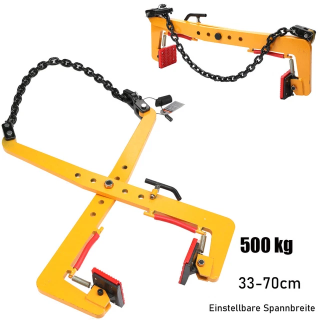 Versetzzange Steinträger Bordsteinzange Hebezange Bordsteinträger Heber 33-70cm