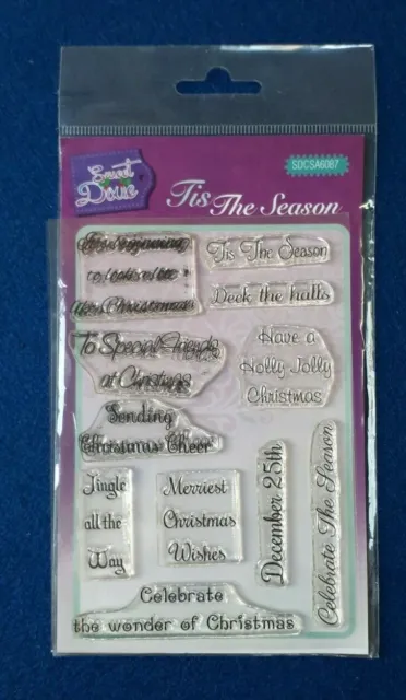 Sweet Dixie Tis The Season Clear Stamp Set SDCSA6087 Christmas