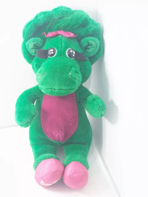 Baby Bop Plush 1992 Barney 14" Stuffed Plush Dinosaur Toy Lyons Group