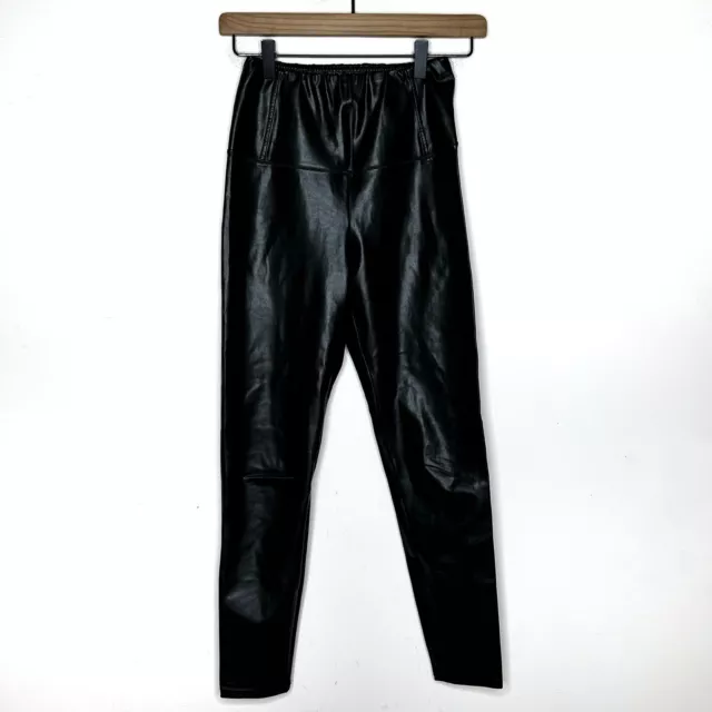 ARITZIA WILFRED S Daria Pant High-waisted Vegan Leather Leggings 31352 $138