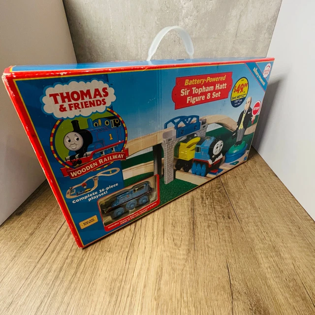 Battery-Powered Sir Topham Hatt Figure 8 Set Compatible with Thomas & Frien