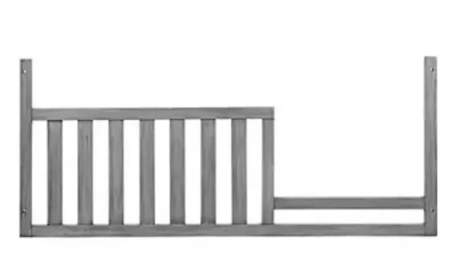 Oxford Baby Glenbrook Crib to Toddler Bed Guard Rail Conversion Graphite Gray