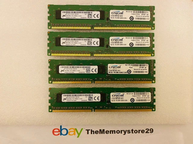 RAM DDR3 4GB ECC Per HP ProLiant N36L N40L N54L – 1x4GB – Garanzia 12 Mesi