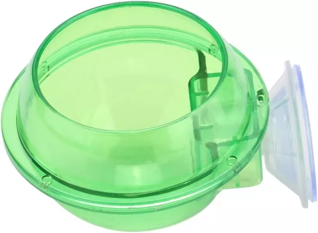 Ciotola per Alimentazione Lucertole e Geco con Ventosa Mangiatoia per Terrarium