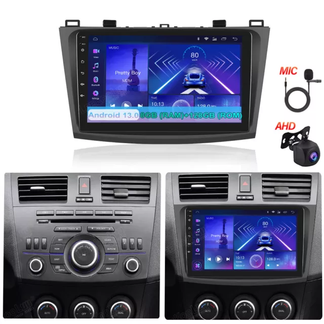 Für Mazda 3 BL 2010-2013 Autoradio 8G+128G Android 13.0 Carplay GPS Navi DSP 4G